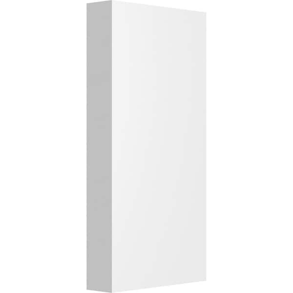 Ekena Millwork Standard Foster Plinth Block with Square Edge, 2"W x 4"H x 1/2"P PBP020X040X050FOS00 - main